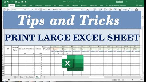 How to Fit Excel Sheet on One Page to Print: Tips and Strategies for Efficient Printing